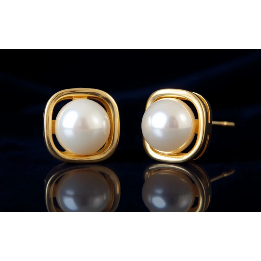 

Серьги-подвески с пресноводным жемчугом для повседневной элегантности