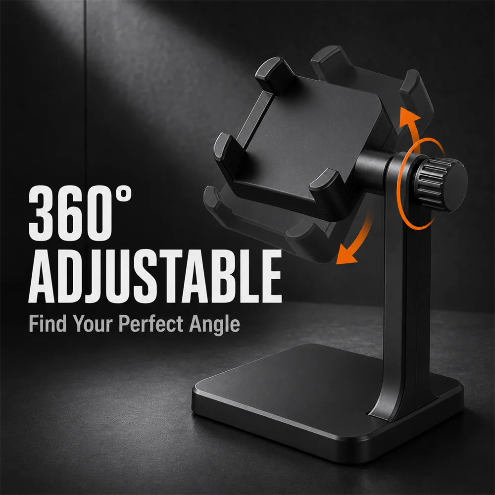 Universal Smart Watch Stand Holder Charging Dock Compatible with Multiple Models Adhesive Retractable Stand Storage Included image 2