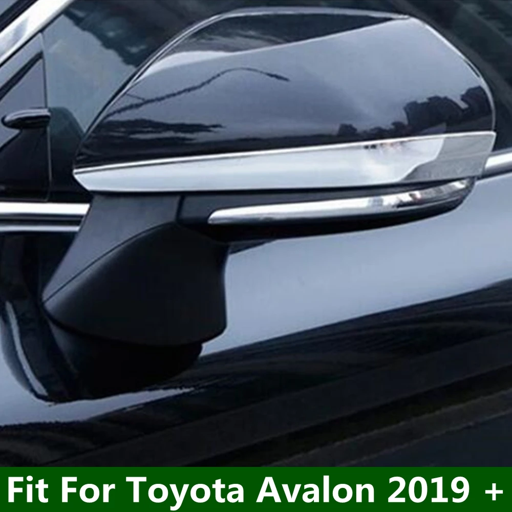 

ABS Chrome Side Auto Door Rearview Mirror Decoration Cover Strip Trim For Toyota Avalon 2019 - 2023 Car Accessories