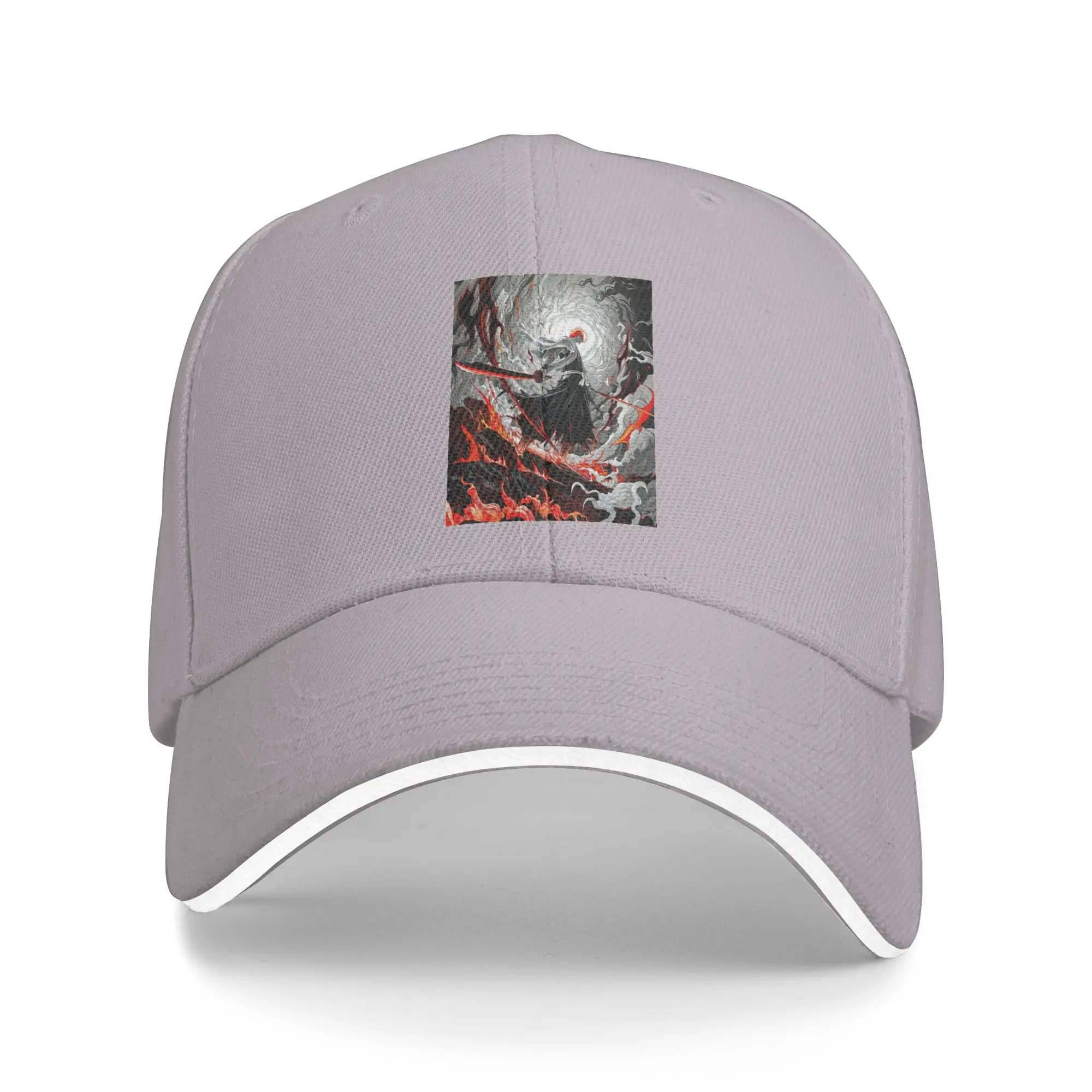 Hot Sale Flaming Fury Baseball Cap  Autumn Men's Cap  Beach Vacation Men's Cap