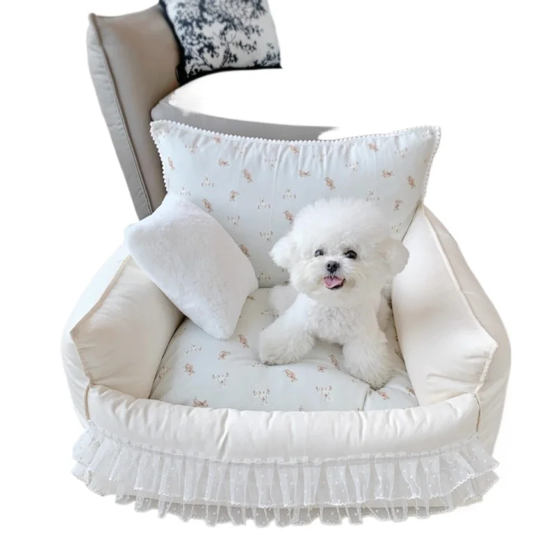 

Pet sofa kennel cat litter removable and washable