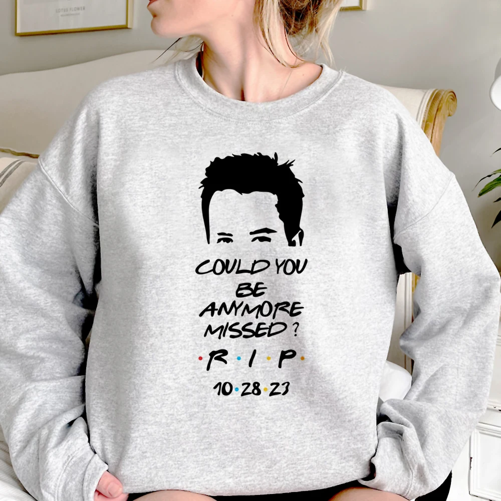 

Chandler Bing hoodies women long sleeve top aesthetic pulls women vintage Pullover