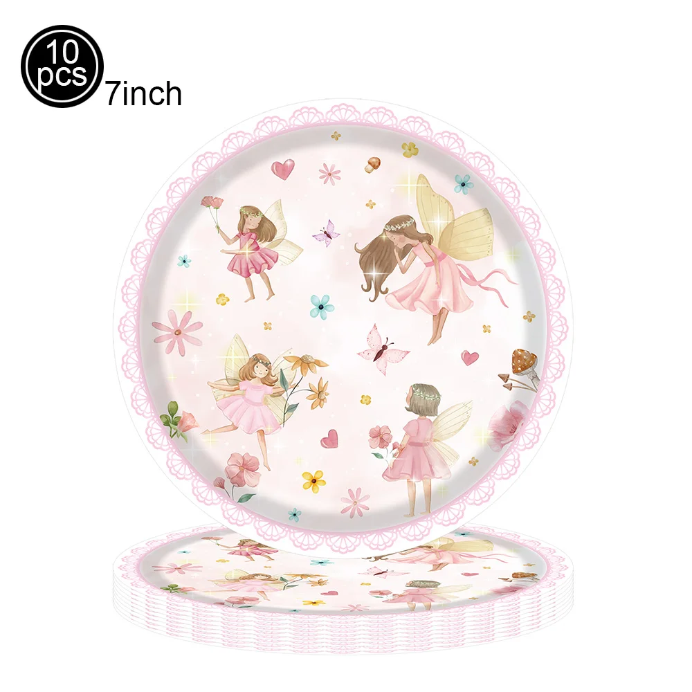 Feen-Cupcake-Topper, Happy Birthday Kuchendekoration, Feen-Geburtstagsparty-Dekorationen, Mädchen Erster Geburtstag, Baby-Shower-Partyzubehör – Detail 6