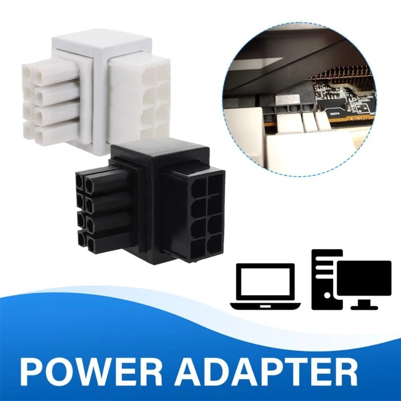 Mạch Chủ Máy Tính Adapter ATX 8Pin 90 Độ Để Bàn Chuyển Đổi Phụ Kiện Dropshipping