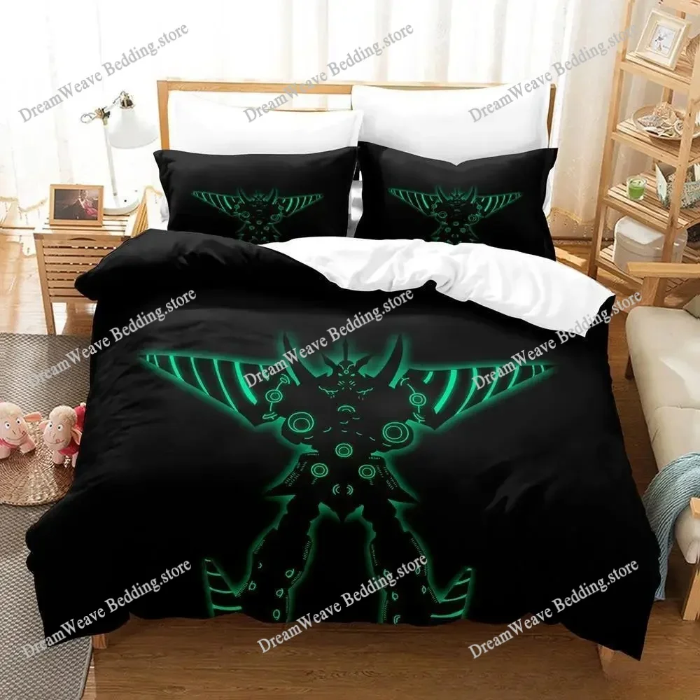 

Tengen Toppa Gurren Lagann Bedding Set Single Twin Full Queen King Size Bed Set Adult Kid Bedroom Duvetcover Sets 3D Print Anime