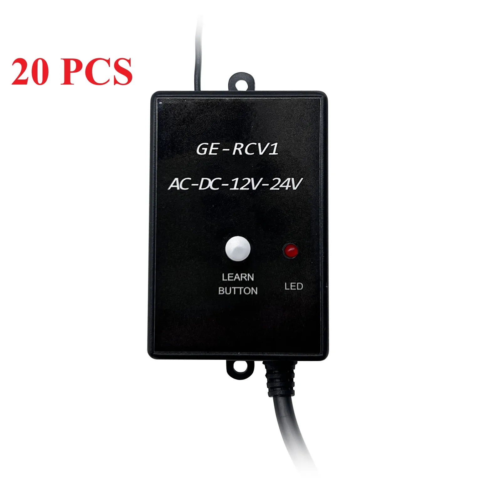 

1 Channel Universal GE-RCV1 DC/AC 12V/24V 433.92MHz Receiver Automatic Garage Door Rolling &Fixed Code External Receivers