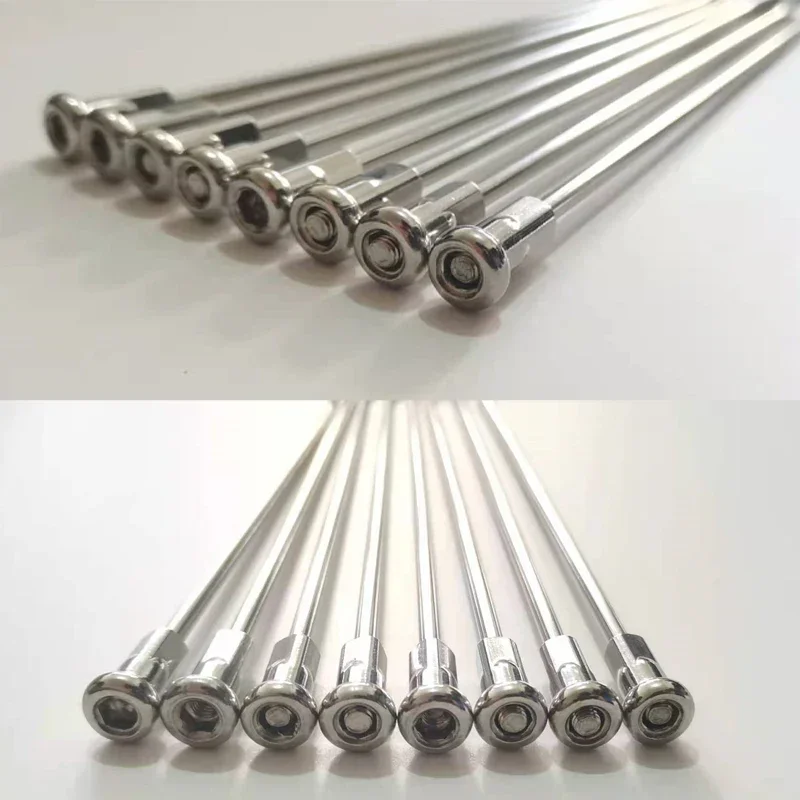 18 psc/lot High quality Dirt bike spoke 17 18 19 21 inch  stainless steel motorcycle spoke 170mm -240mm