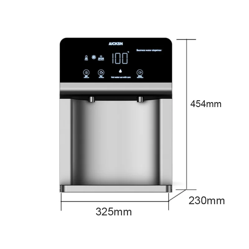 Distributore d'acqua a parete Fontana istantanea potabile calda e fredda con touch screen a LED