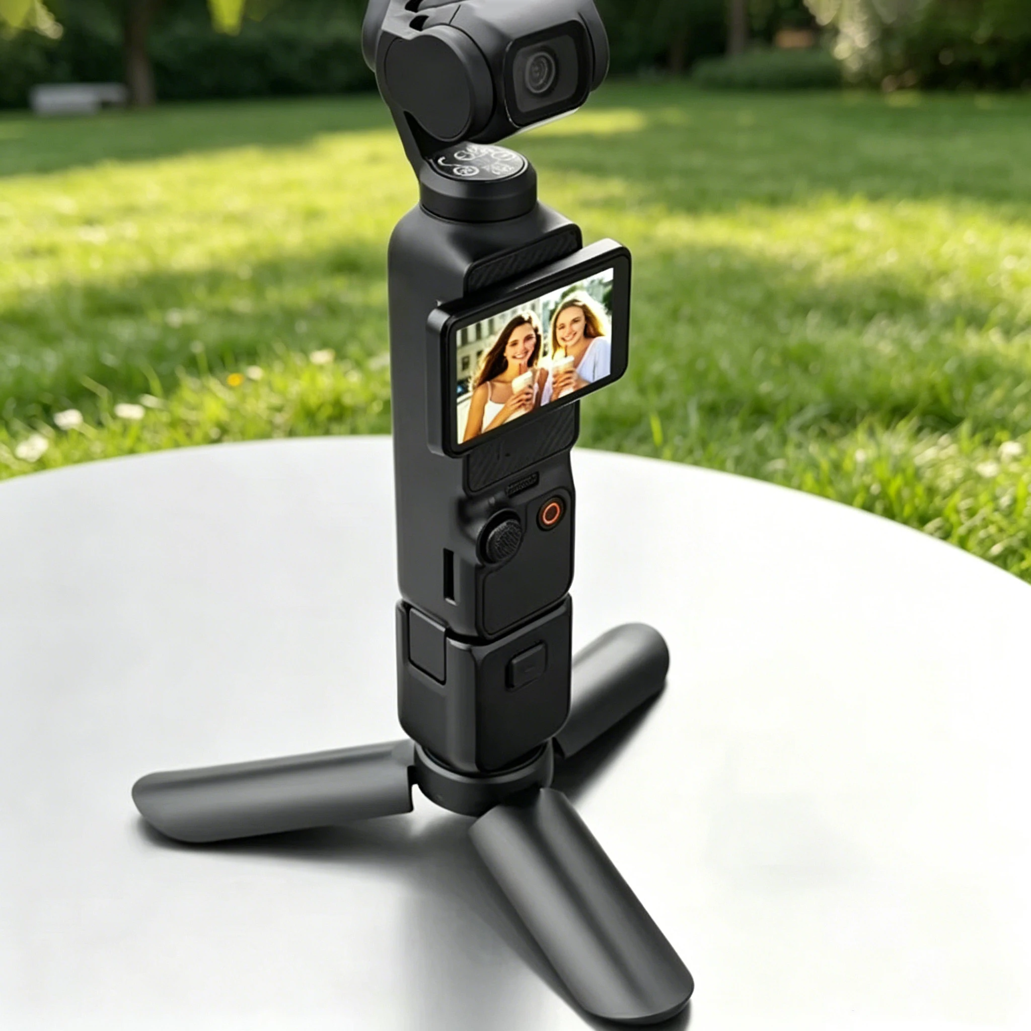 Desktop-Stativ für DJI Pocket 2/3 GoPro Hero 2/4 Action-Kamera Kompatibel mit Osmo Mobile 6/5/4/3/2 Stabilisator Gimbal