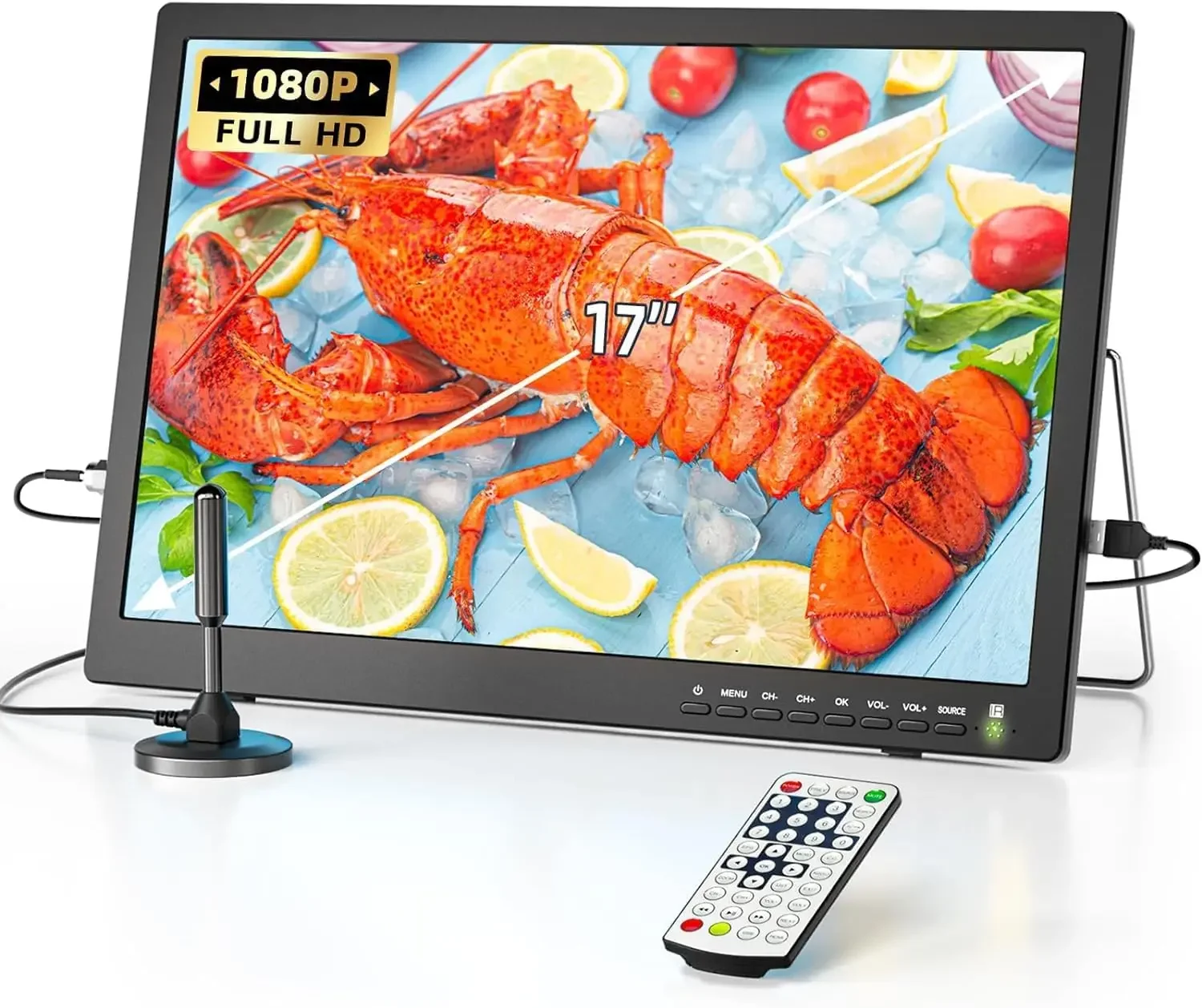 17 Inch Small TV with 1080P HDMI Input