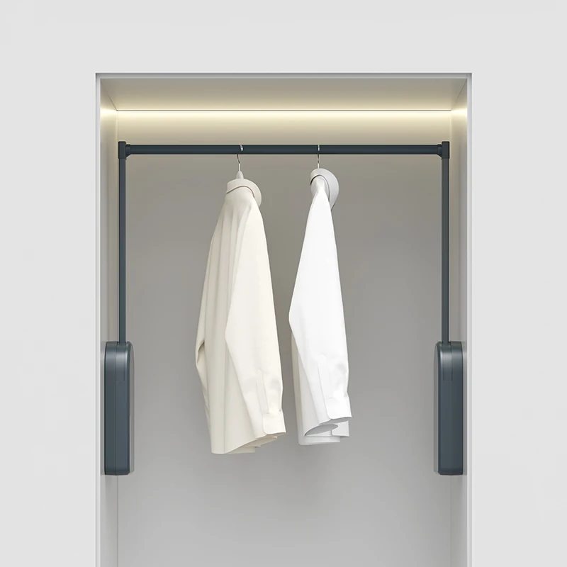 

TLF Reserve Hot Selling Voice Control Raise Pull Down Clothes Rail Safety Protection Motorized Wardrobe Lift Elevator Lift Hang