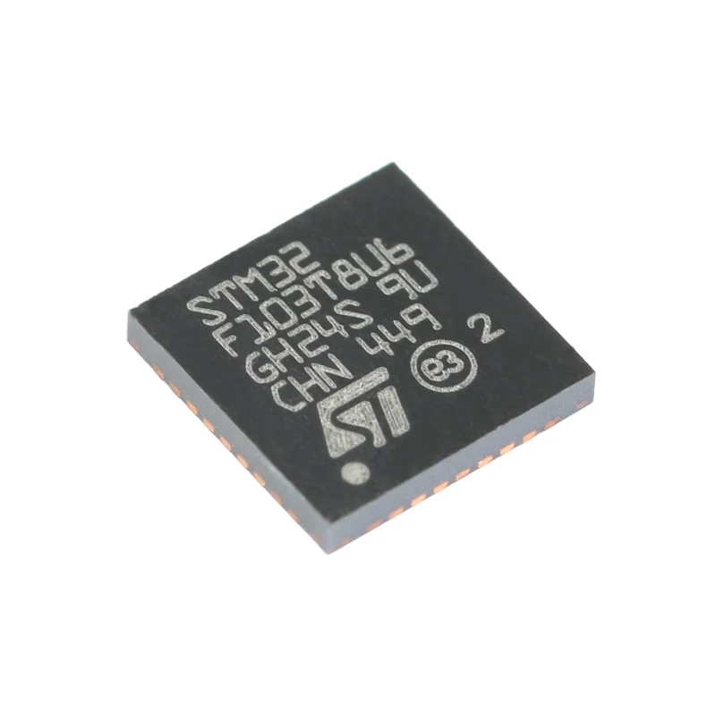 New Original STM32F103T8U6 VFQFPN-36 ARM® Cortex®-M3 STM32F1 Microcontroller IC 32-Bit Single-Core 72MHz 64KB (64K x 8) FLASH