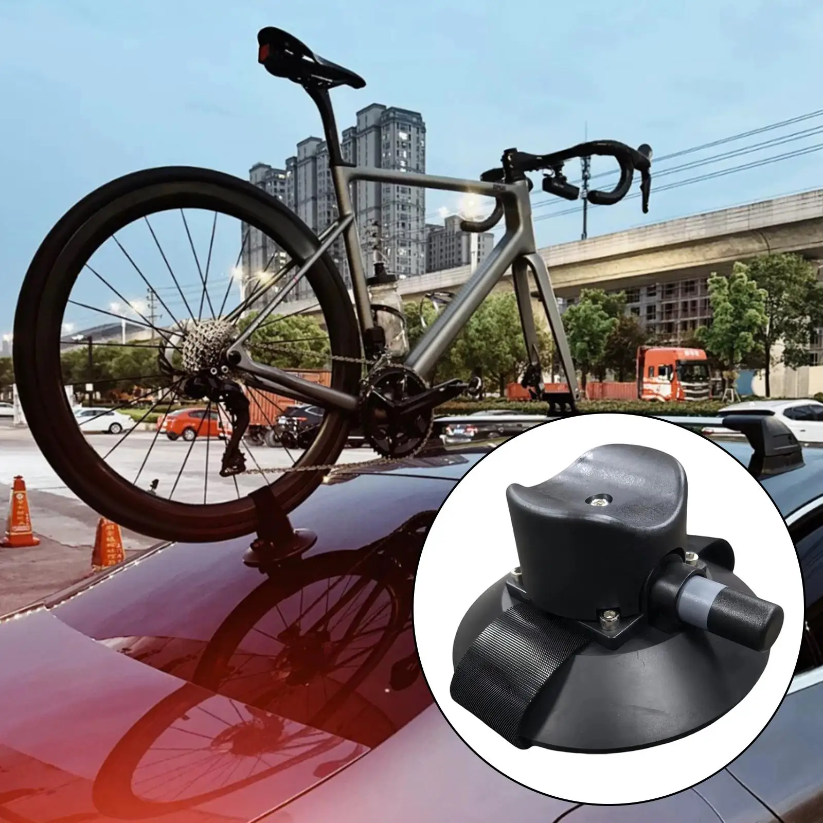 suction-cup-bike-rack-roof-carrier-nylon-rubber-quick-install-stand-for-car-bicycle-mounting-system