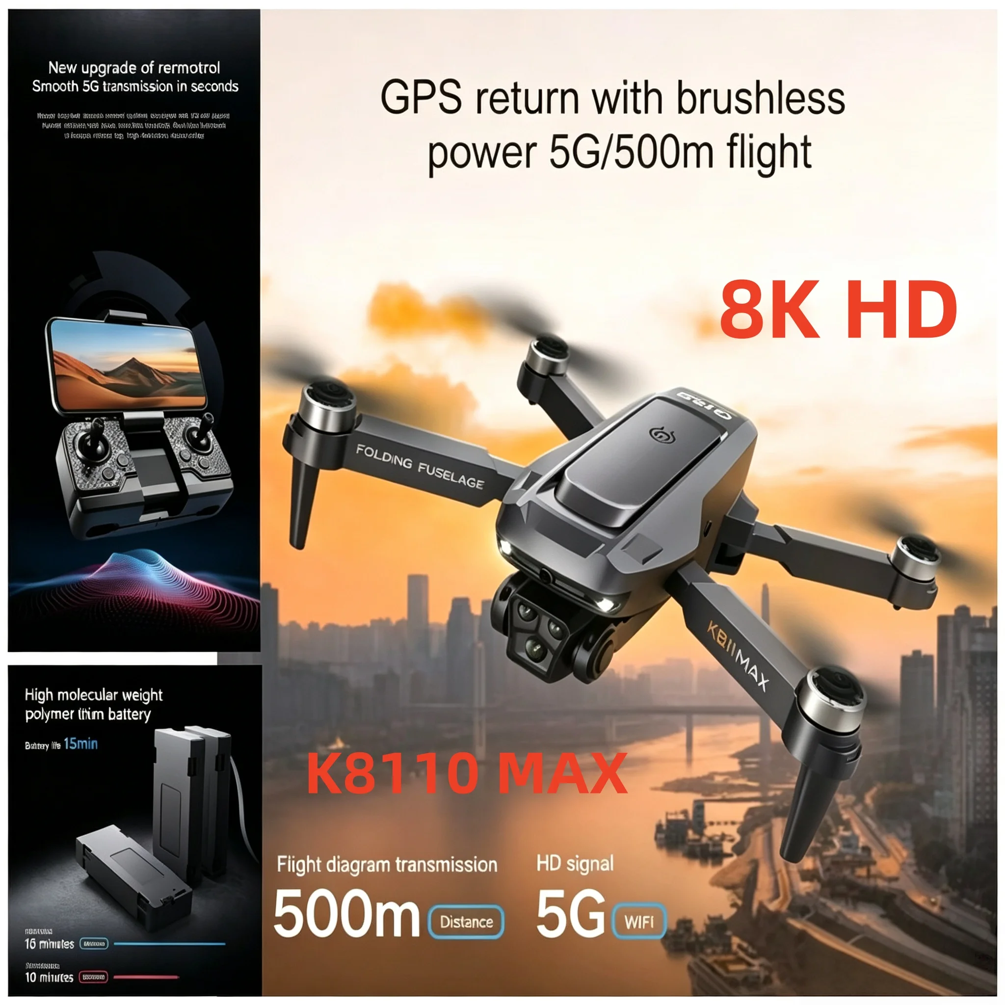Drone Rc Gps - high quality K811 MAX GPS Drone