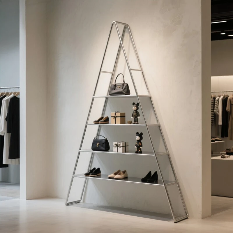 

Window display rack, shoe display rack, bag display rack, simple creative shelf, multi-layer shelf customization