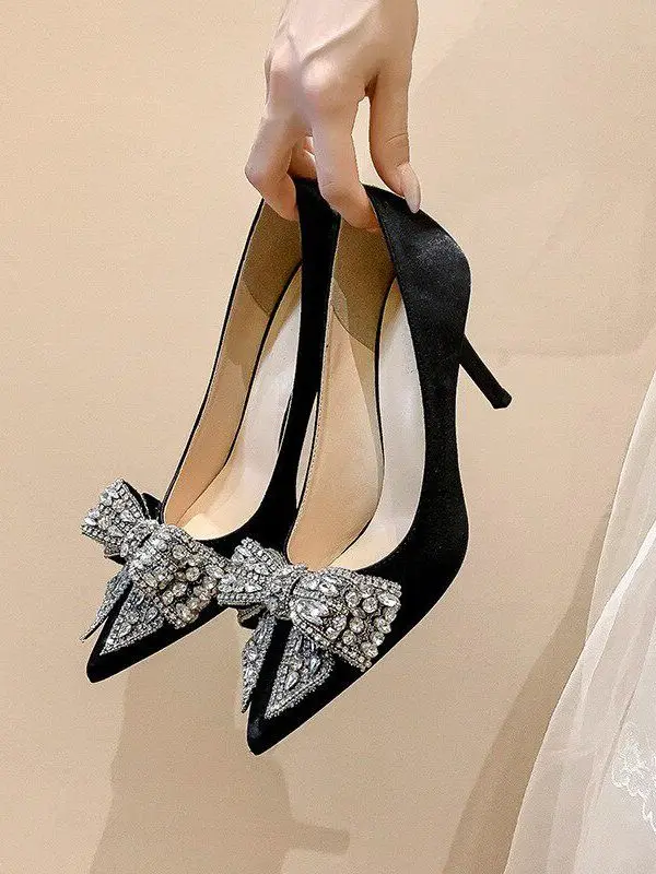french-fashion-rhinestone-high-heels-women's-fine-heel-sexy-style-daily-wear-net-rubber-sole-winter-season-shoes