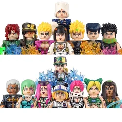 KF6198 WM6160 WM6161 JoJo's Bizarre Adventure Set Building Blocks Kujo Jotaro Mini Action Figure Toys