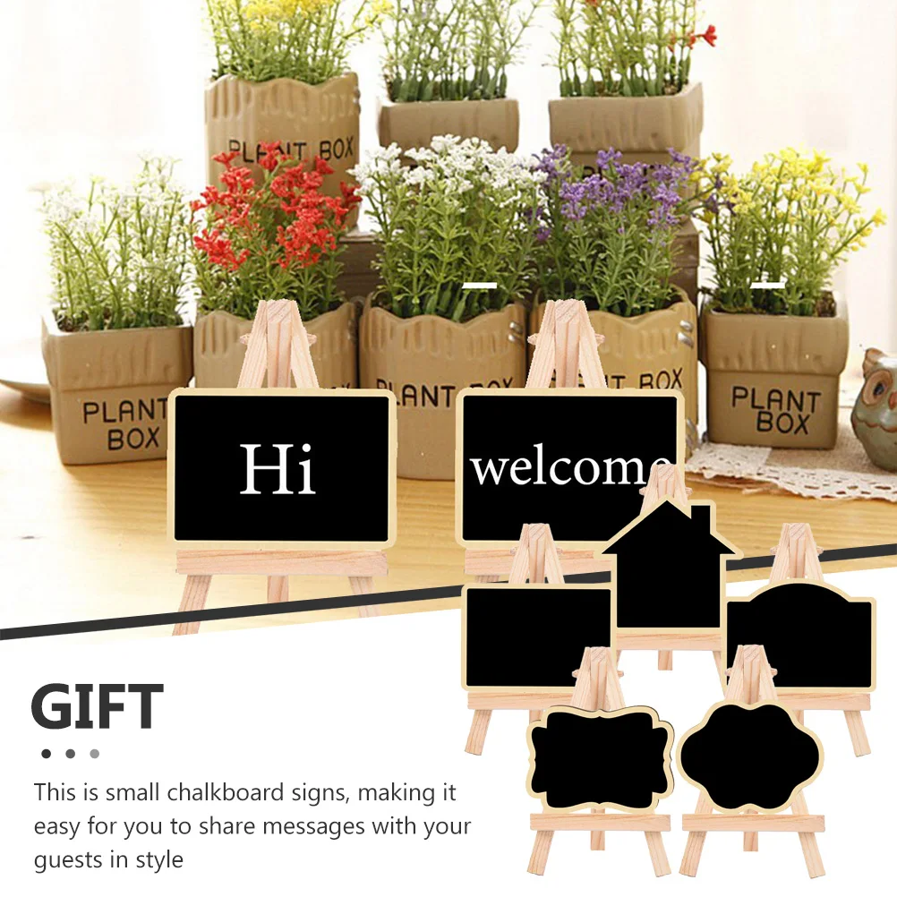

5pcs Rustic Chalkboard Decor Cafe Restaurant Small Small Chalkboard Sign Chalkboards Menu Chalkboards Board Sign Display