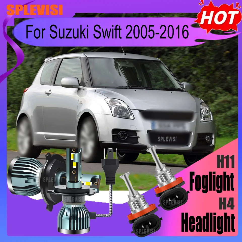 

durable LED Headlight Fog Safe Nighttime Travel For Suzuki Swift 2005 2006 2007 2008 2009 2010 2011 2012 2013 2014 2015 2016