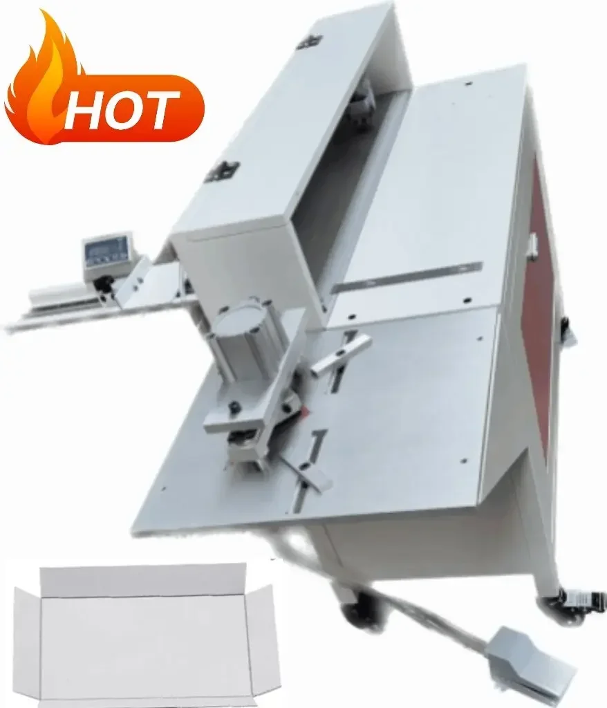 

Pneumatic Paper Cardboard Grooving Machine Desktop V Groove Machine Semi-automatic Carton Gift Box Groove Cutting Machine