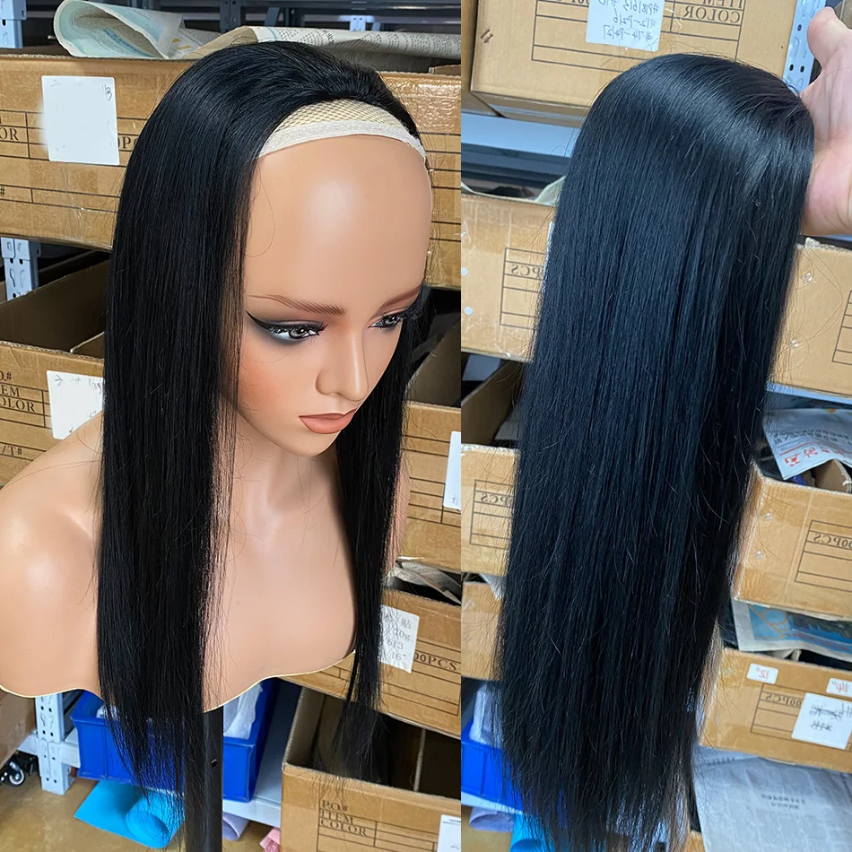 couleur-noir-jet-1--demi-perruque-en-cheveux-humains-lisses-avec-meches-blondes-pour-femmes-cheveux-indiens-remy-colores-perruques-sans-colle-14-28-pouces