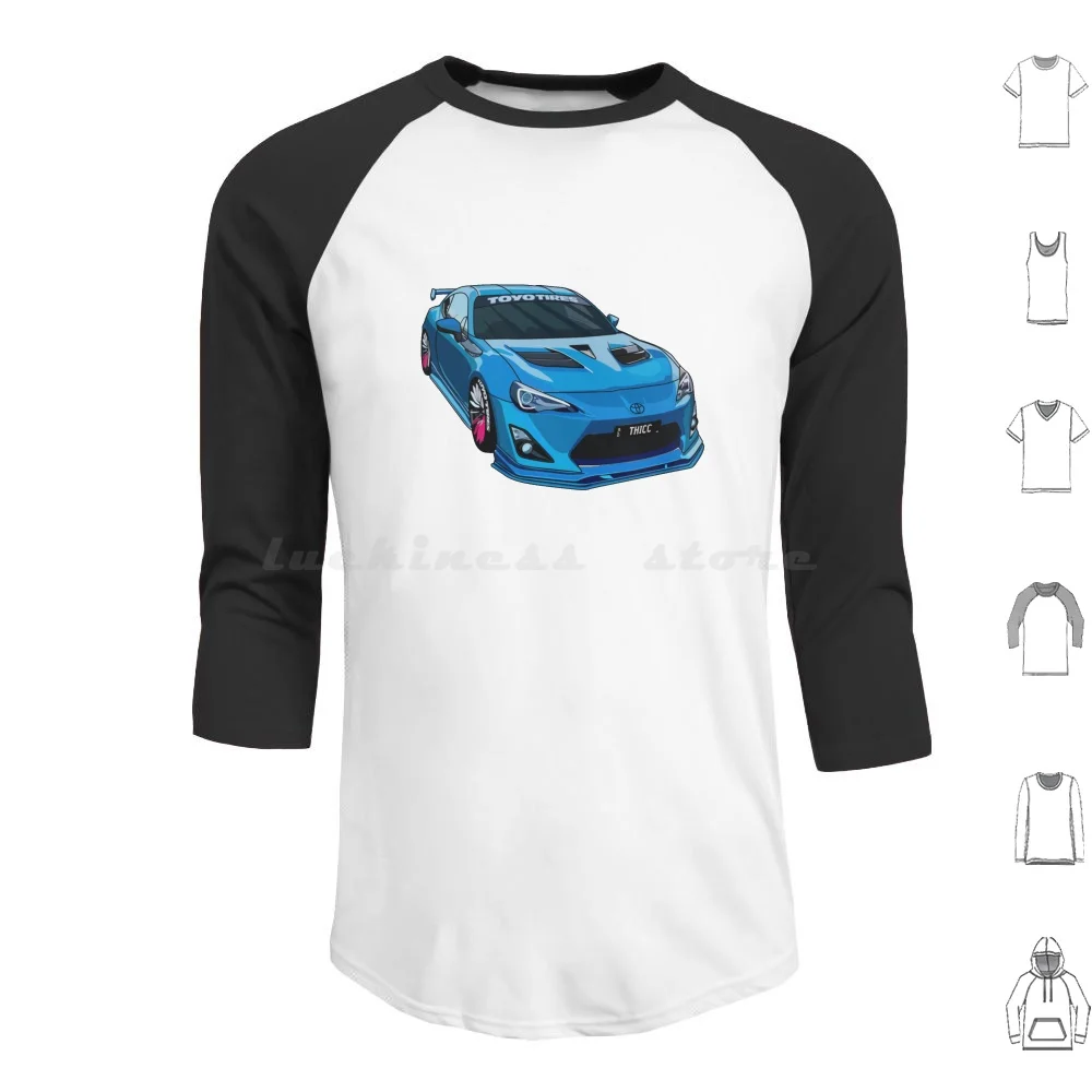 

Gt86 @Thicc86 Hoodies Long Sleeve Motors Automotive Automobile Car Cars Jdm Japanese Japan Jdm Car Drift Drifting