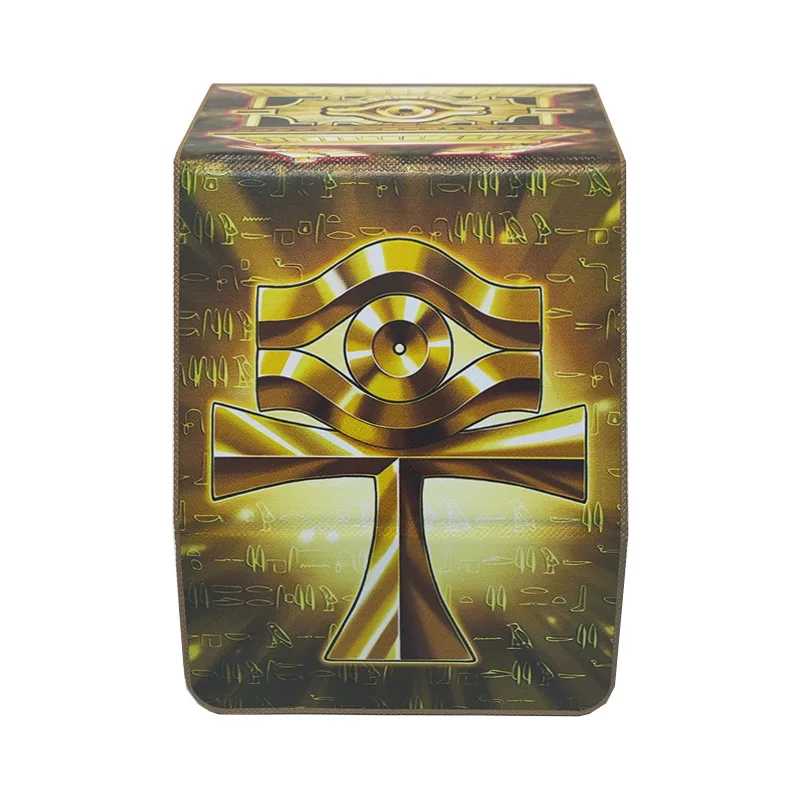 Diy Self Made Yu-Gi-Oh! Millennium Ankh Card Storage Box Ygo Millennium  Leather Collection Card Protection Box Gift Toys - AliExpress 26