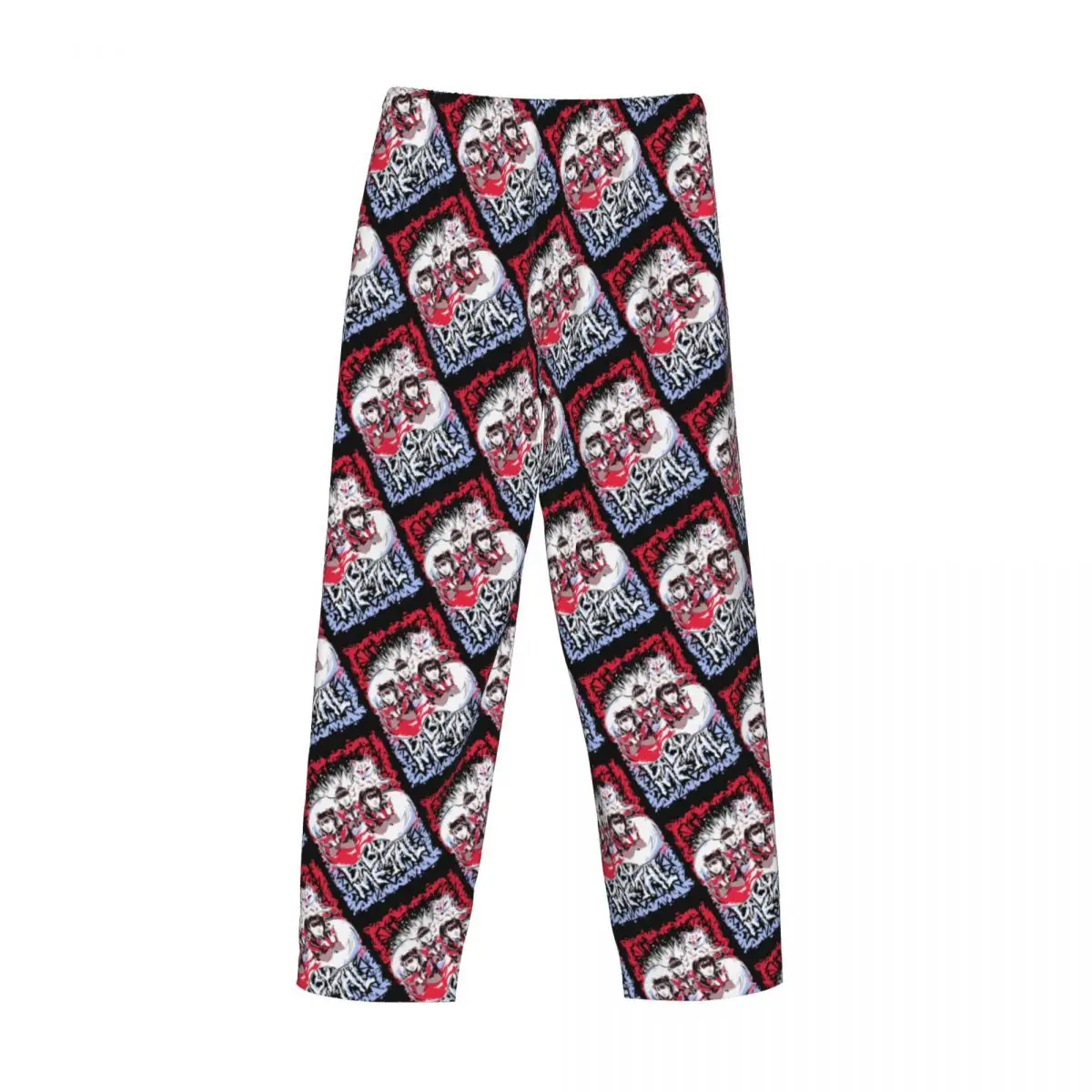 Custom Babymetal Japan Band Pajama Pants Men Hip-hop Rock Lounge Sleep Drawstring Sleepwear Bottoms with Pockets view 4
