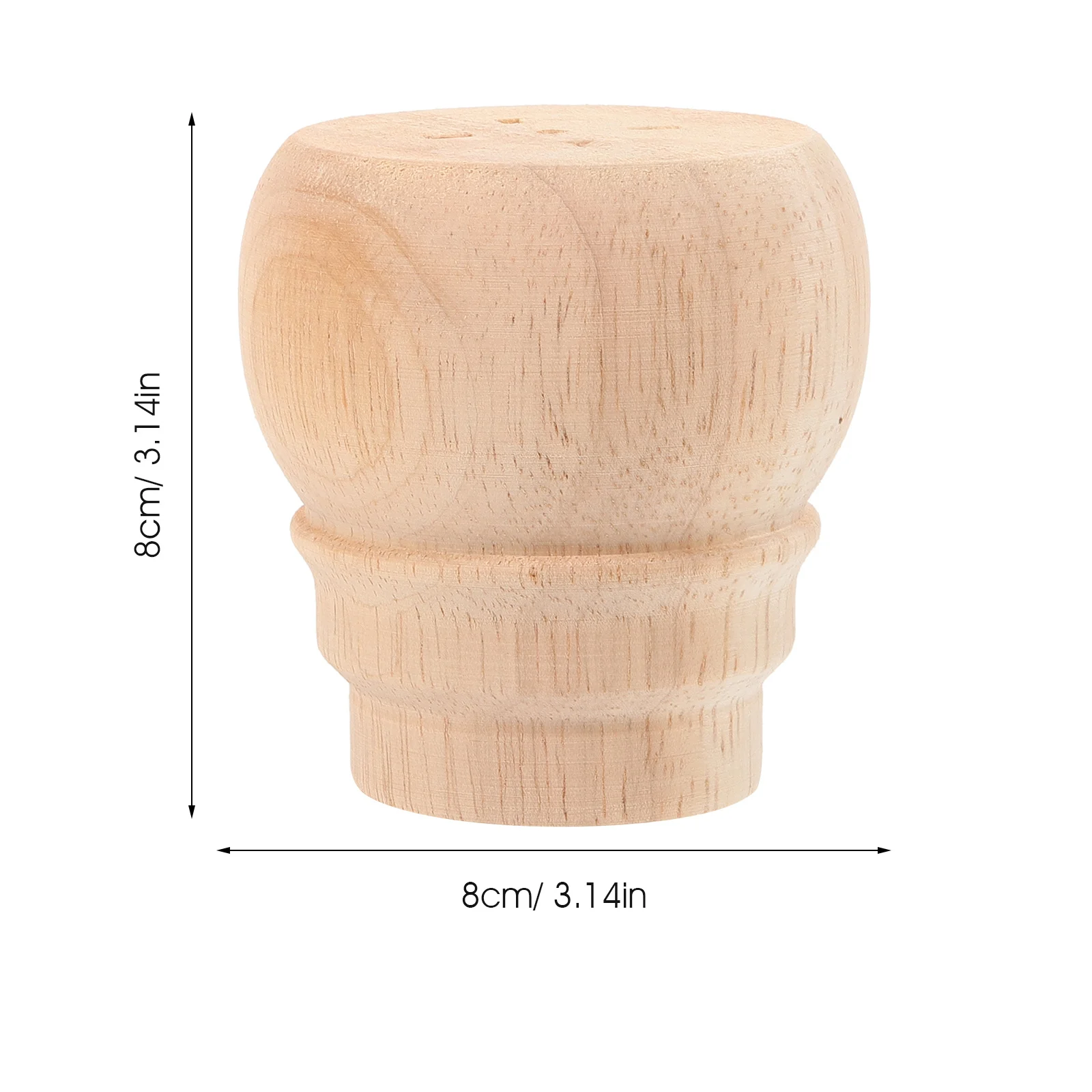 Solid Wood Furniture Legs Unfinished Natural Wooden Feet For Sofa Cabinet Bed Table Chair Bun Furniture Feet Decor