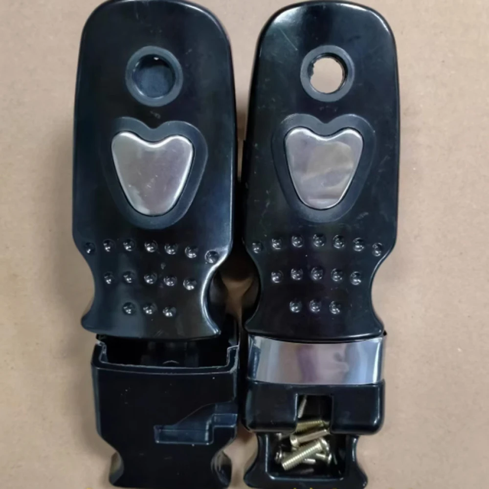 1 Juego de mango de olla a presión de repuesto 24-28 olla a presión Universal mango corto con tornillos accesorios de olla a presión