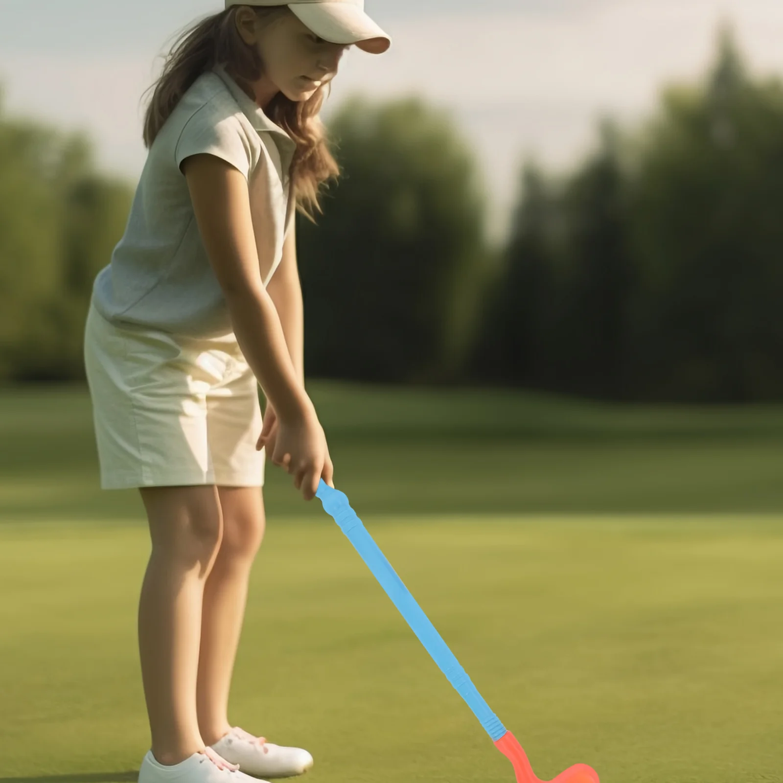 2 juegos de palos de juego de Golf para niños Putter Golf juguete deportivo niños y pelotas de plástico para padres e hijos