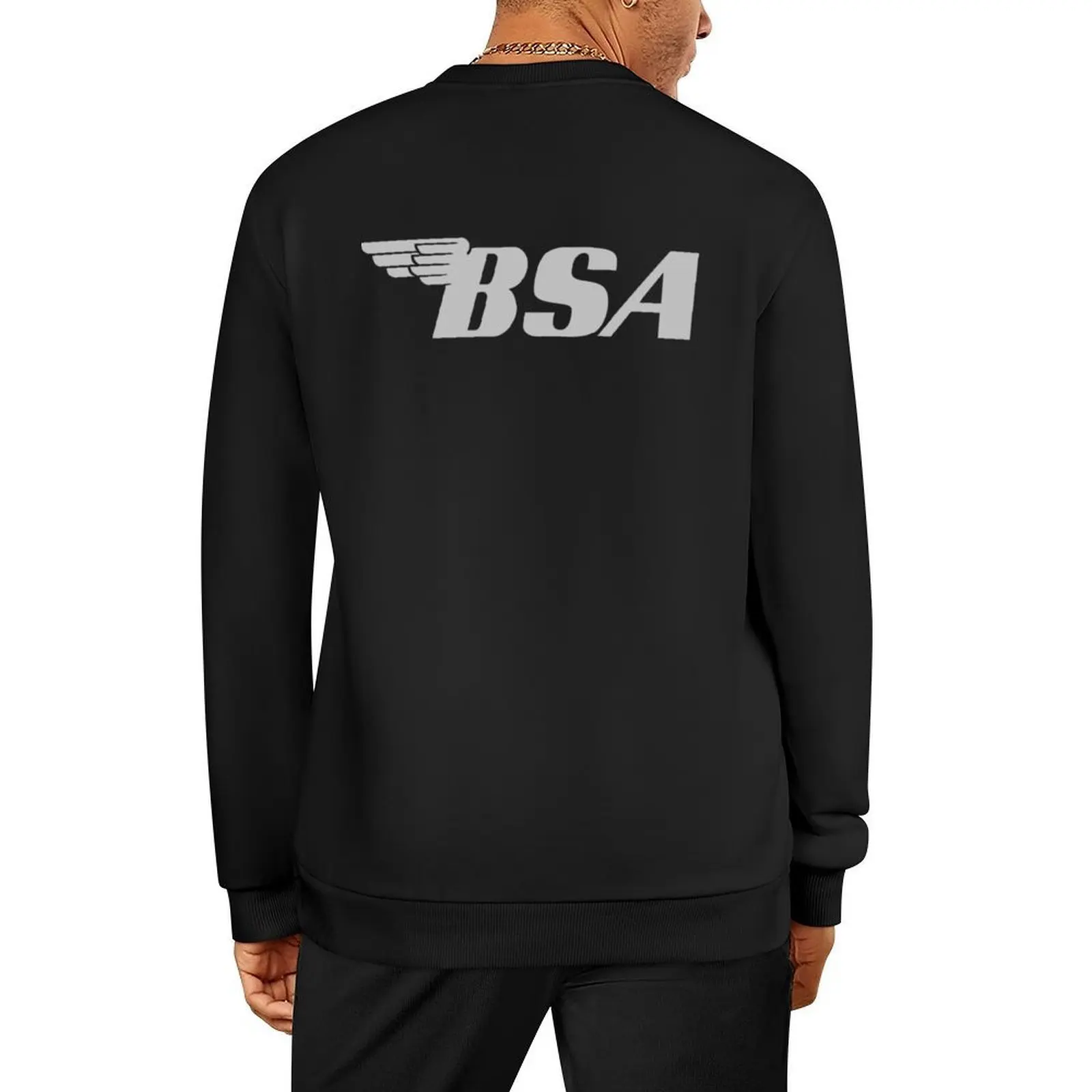 

BSA Motorcycles Essential Pullover anime clothes autumn mens clothing men wear hooded sweatshirt