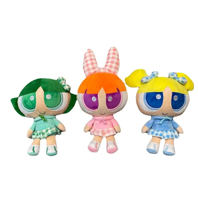 Flying Girls Little Police Series Creative Checkered เสื้อการ์ตูนตุ๊กตา Plush ของขวัญเด็ก