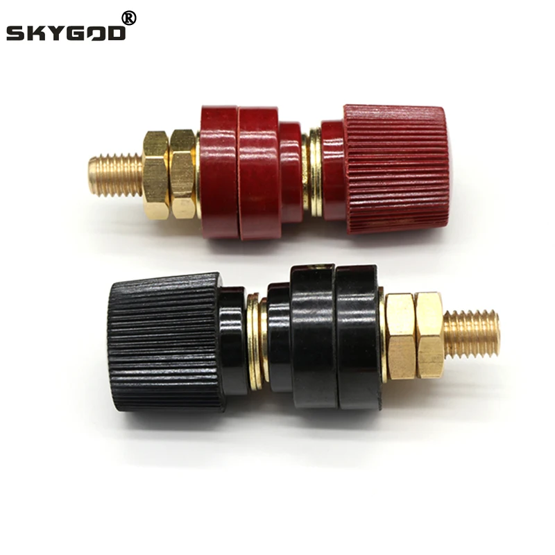 

Wire Binding Post Thread Screw M5 M6 M8 M10 Black+Red Set Weld Inverter Clamp Power Supply Splice Connect Battery Terminal