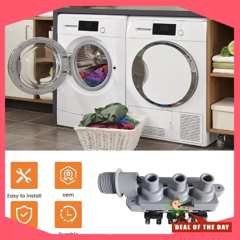 24-Hour Delivery Washing Machine Solenoid Valve Water Inlet Valve FVS-197V1-W-C Fully Automatic Drum Universal Accessories