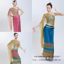 AYYASTH4DD240108001 asian women's clothing thailand dress thailand bangkok dress bangkok bangkok dress supplier