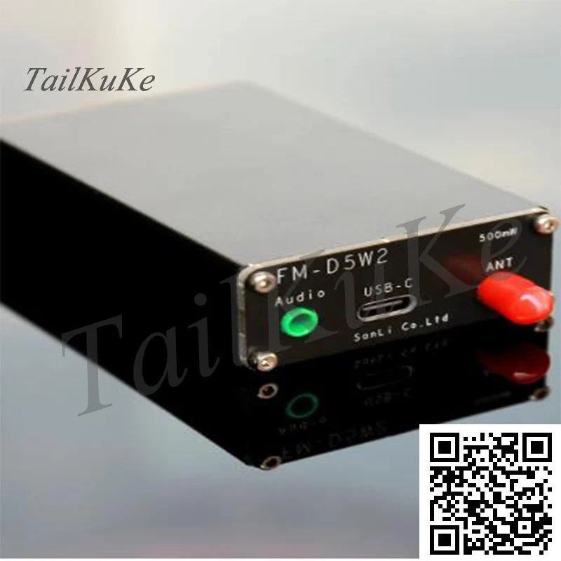 

2 Km FM Transmitter Digital Display 0.5W 500mW Stereo 76-108M English Listening