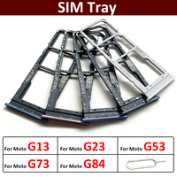 New SIM Card Tray Slot Holder Adapter Accessories For Motorola Moto G13 G23 G53 G73 G84
