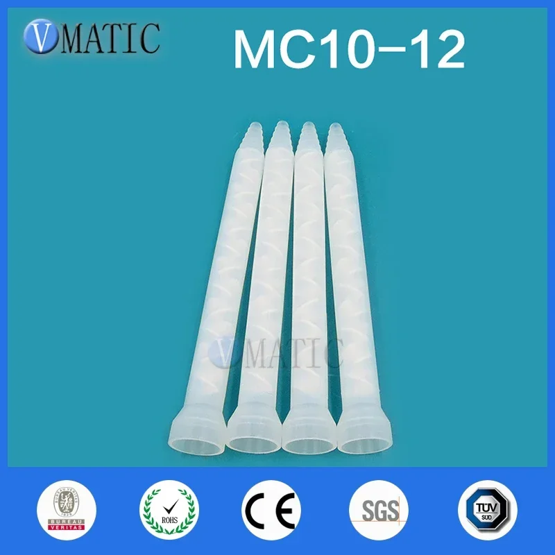 Free Shipping Resin Static Mixer MC10-12 Mixing Nozzles For Duo Pack Epoxies 10Pcs/Bag