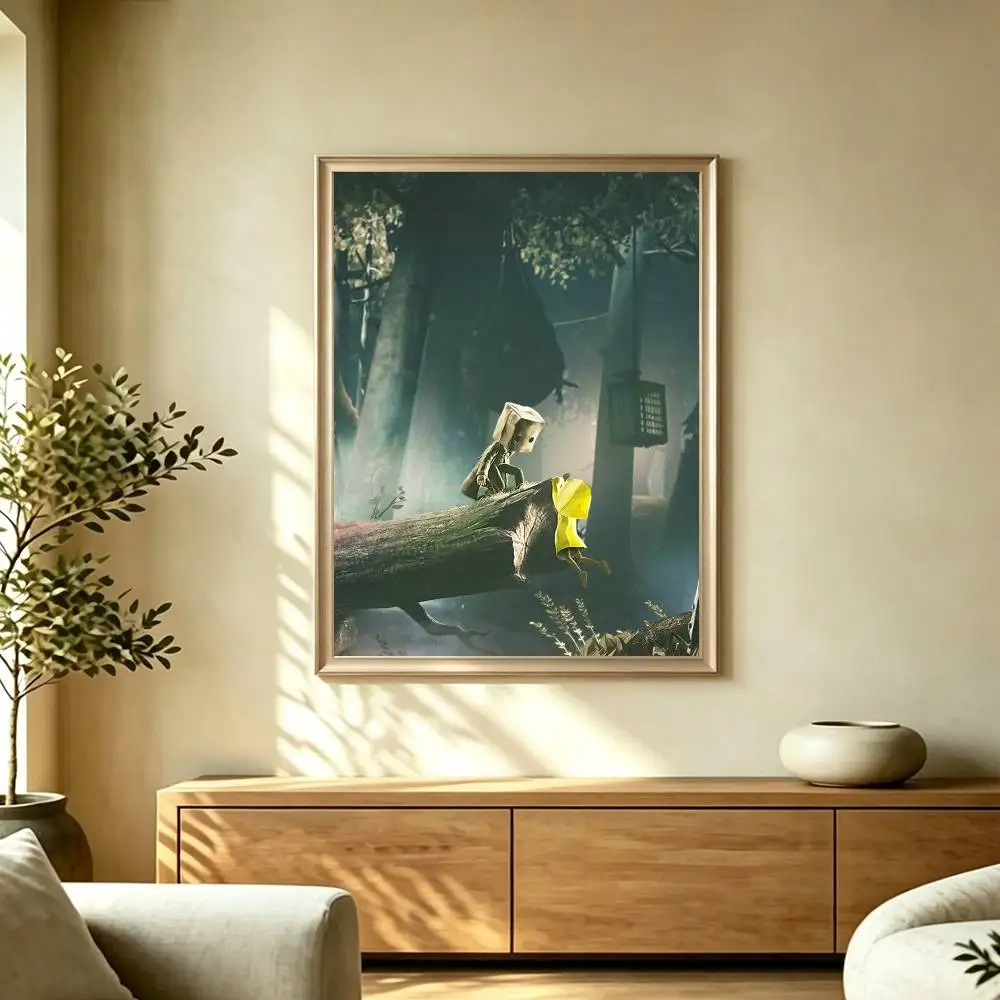 G-Game Little Nightmares Poster High Quality Dorm Living Room Aesthetic Wall Decoration Painting Stickers Gift