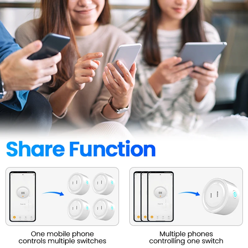 Tuya Zigbee Smart Plug 10A 16A Japan Plug Work with Alexa Google Assistant with Energy Monitor Timer Countdown App Control Group - view 4