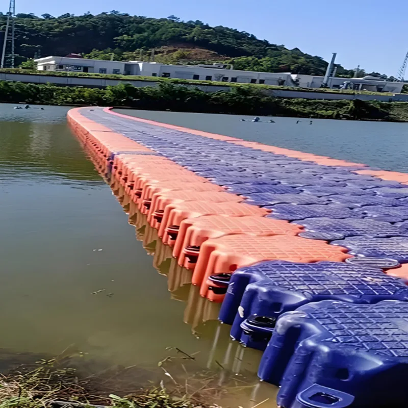 Large buoyancy rotational molding floating body, floating box platform plastic floating bucket body sea buoy