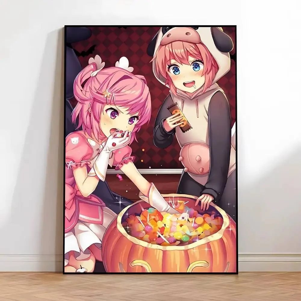 Anime Game Doki Doki Literature Posters HD-Druck, Vintage-Wandkunst, Dekoration für Zuhause, Arbeitszimmer – Detail 13