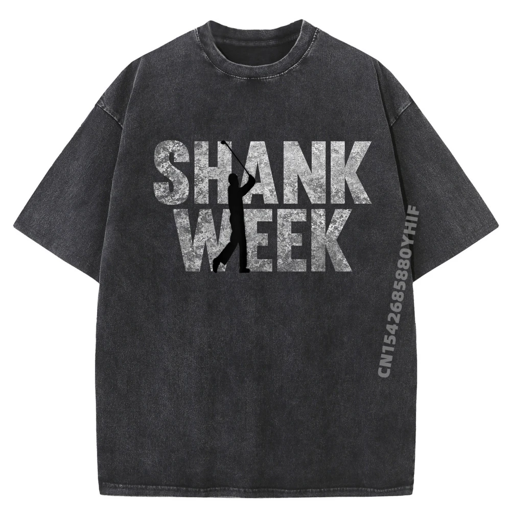 

Funny Golf Shank Week T Shirt Graphic Tees T Shirt Homme Oversized Printing Washed Shirt Luxury Clothing
