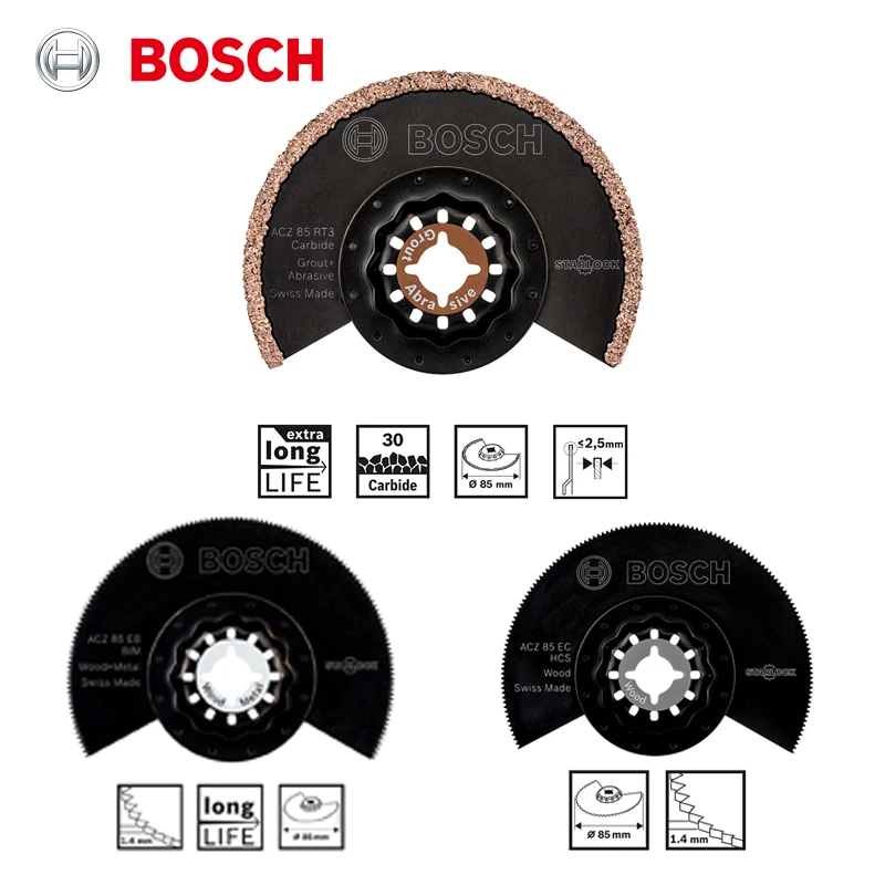 Bosch Starlock Accessory Wood Pvc Plastic Metal Cutting Saw Blade for Bosch Gop Series GOP12V-28 GOP30-28 GOP185-LI Power Tool