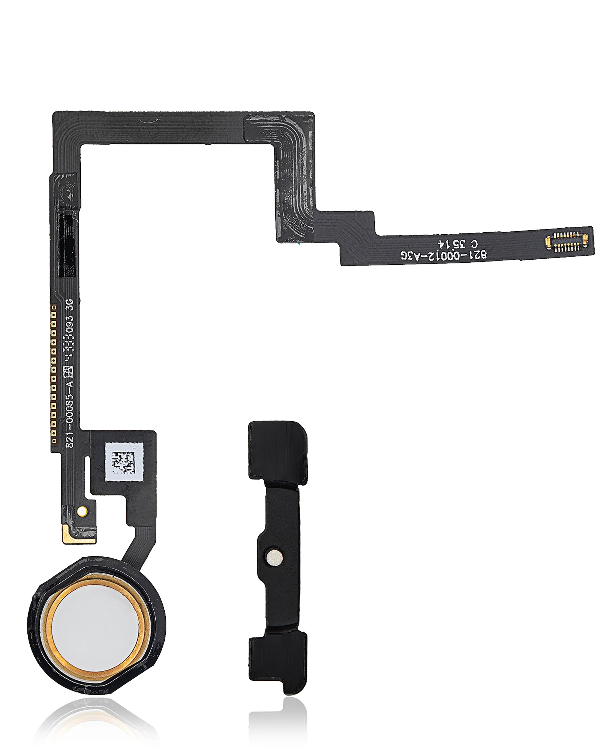 Home Button With Flex Compatible For iPad Mini 3 Gold