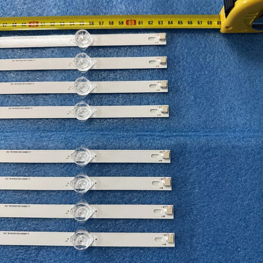 

8pcs/set LED Strip For 5LED Vizio V655H9 V655H19 V655J09 V655J04 JL.D65051330-202AS-M