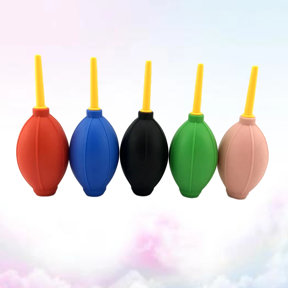 

5 pcs Blow Dryer Camera Lens Dust Blower Air Pump Cleaner for Digital Telescopes Musical Instruments Computers Keyboards