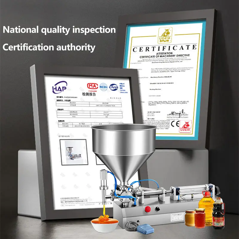 

GZ-40 Автоматическая машина для розлива медового крема GZ-1000 Пневматическая вязкая жидкость, соус чили, гель, арахисовое масло с конвейерным наполнителем