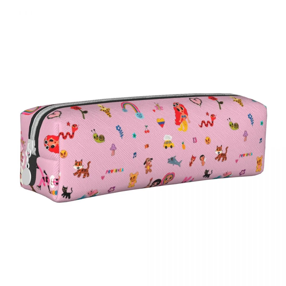 Manana Sera Bonito Karol G Pencil Case New Pen Bag for Student Big Capacity Office Zipper Pencil Box